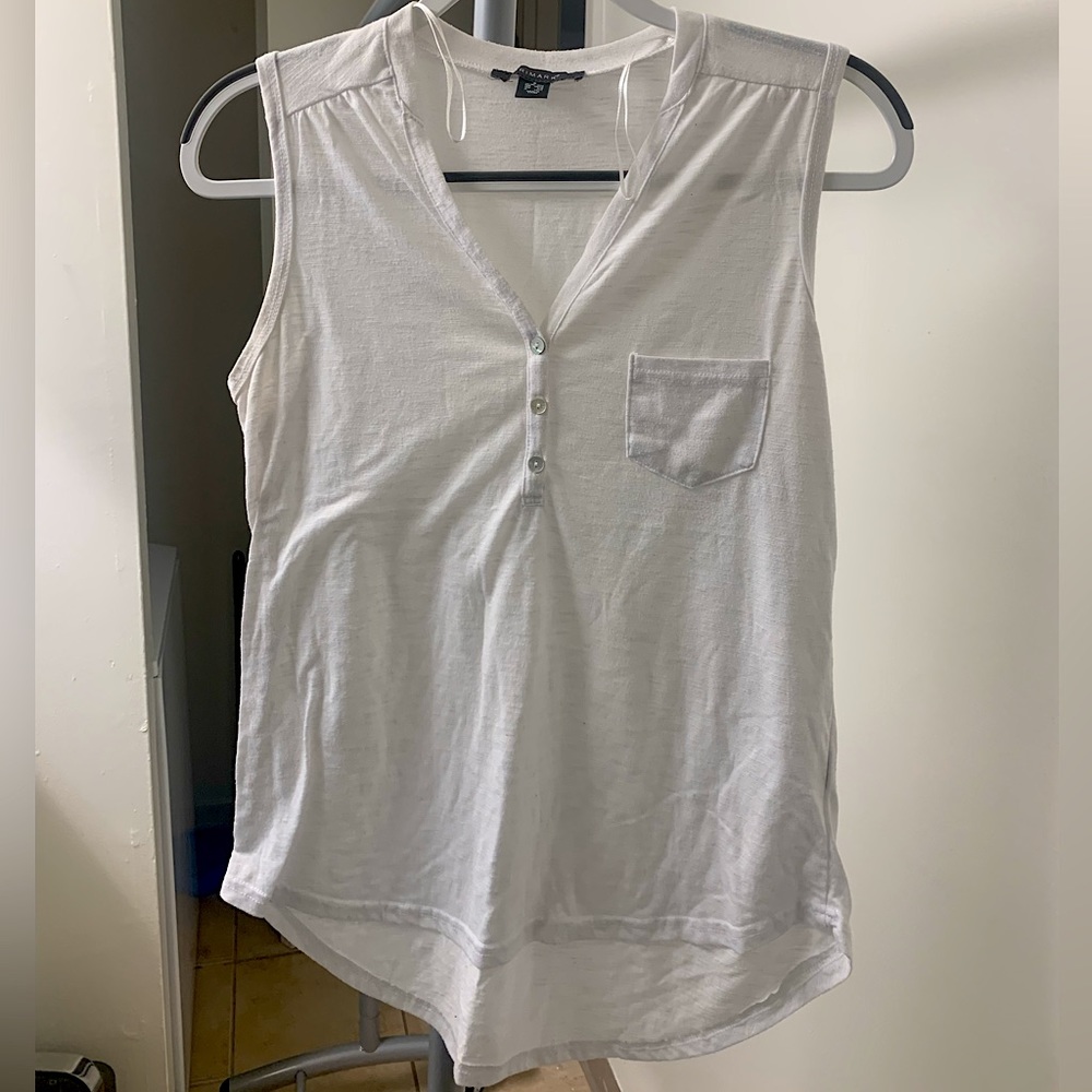 Primark | White Lightweight Casual Tank Top | Size: S